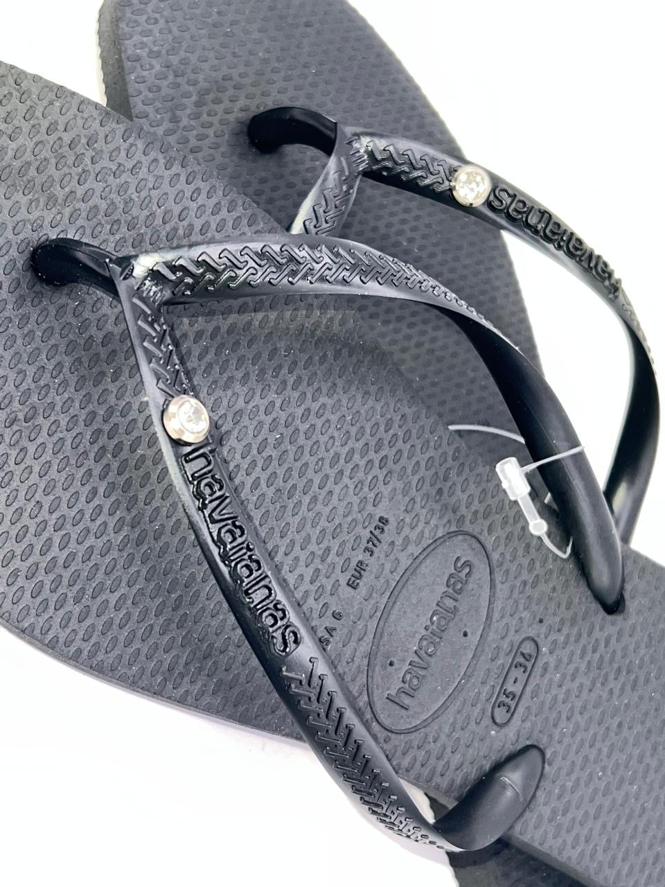 Diamond Flip Flop Square Black