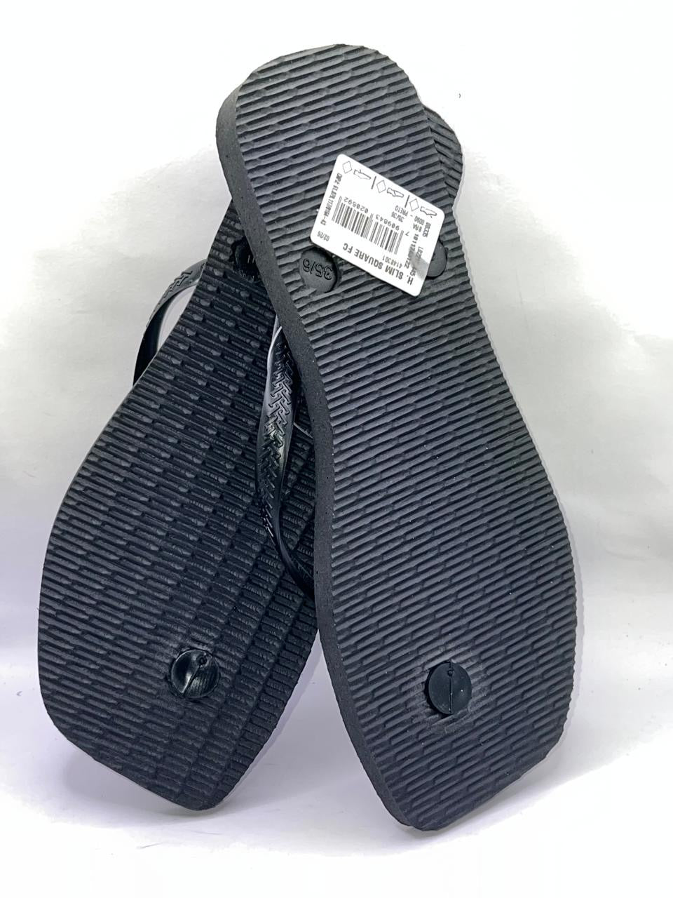 Diamond Flip Flop Square Black